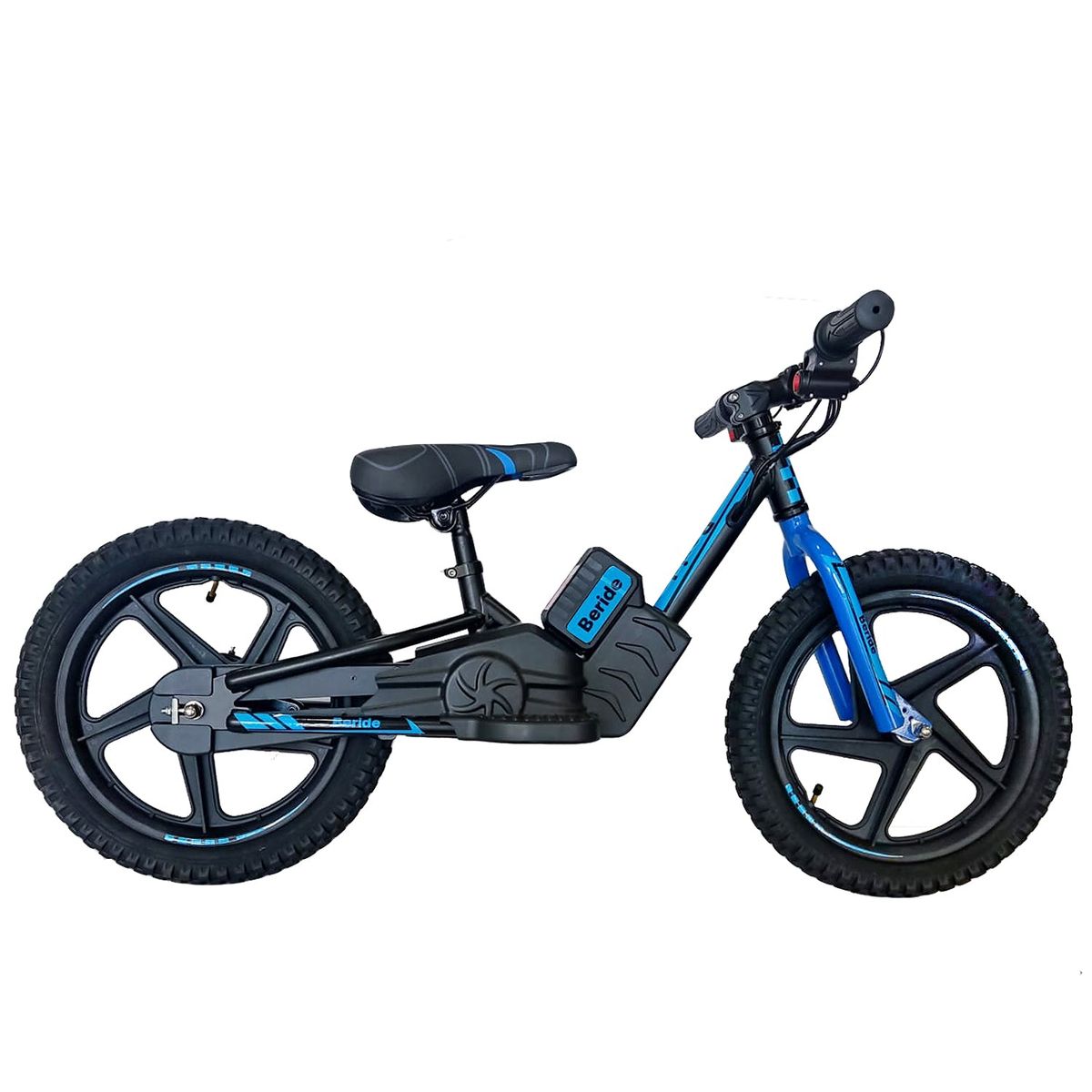 BEBESIT - Bicicleta Eléctrica Infantil BeRide Aro 16 Azul Bebesit