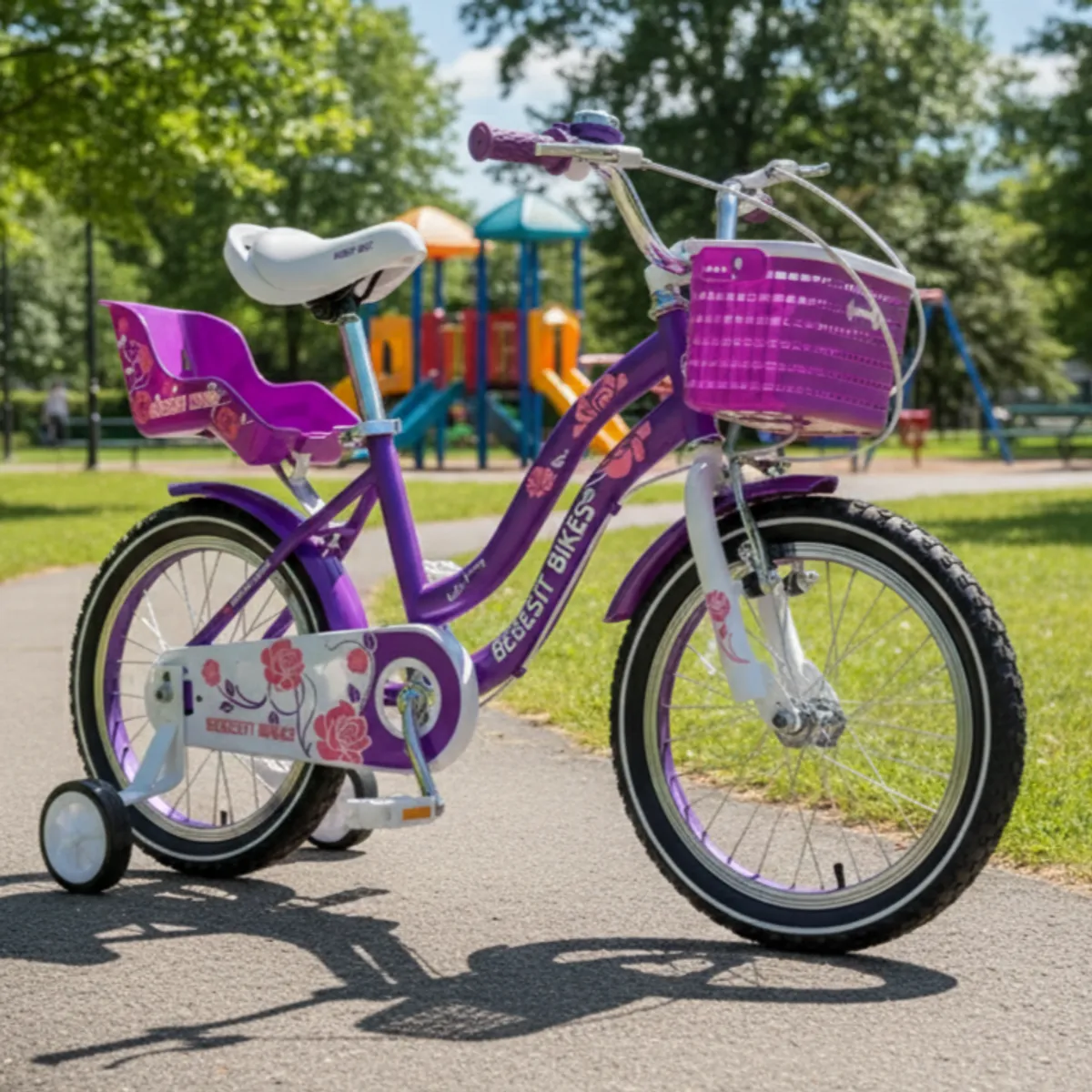 BEBESIT - Bicicleta Infantil Queen Aro 16 Morada Bebesit