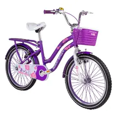 BEBESIT - Bicicleta Infantil Queen Aro 20 Morada