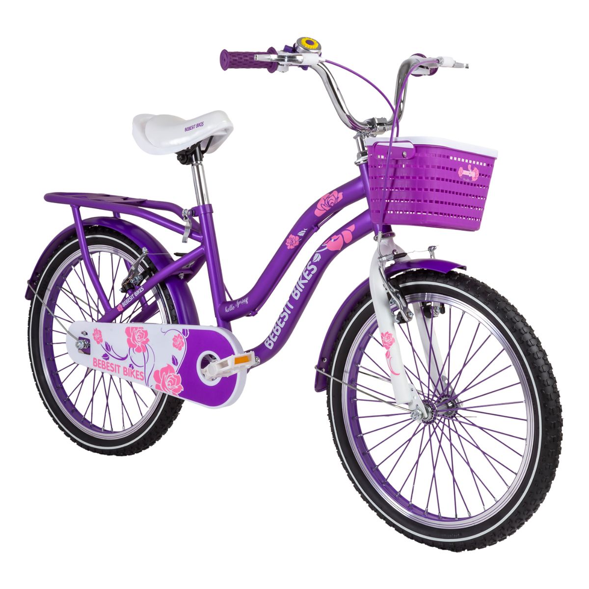 BEBESIT - Bicicleta Infantil Queen Aro 20 Morada Bebesit