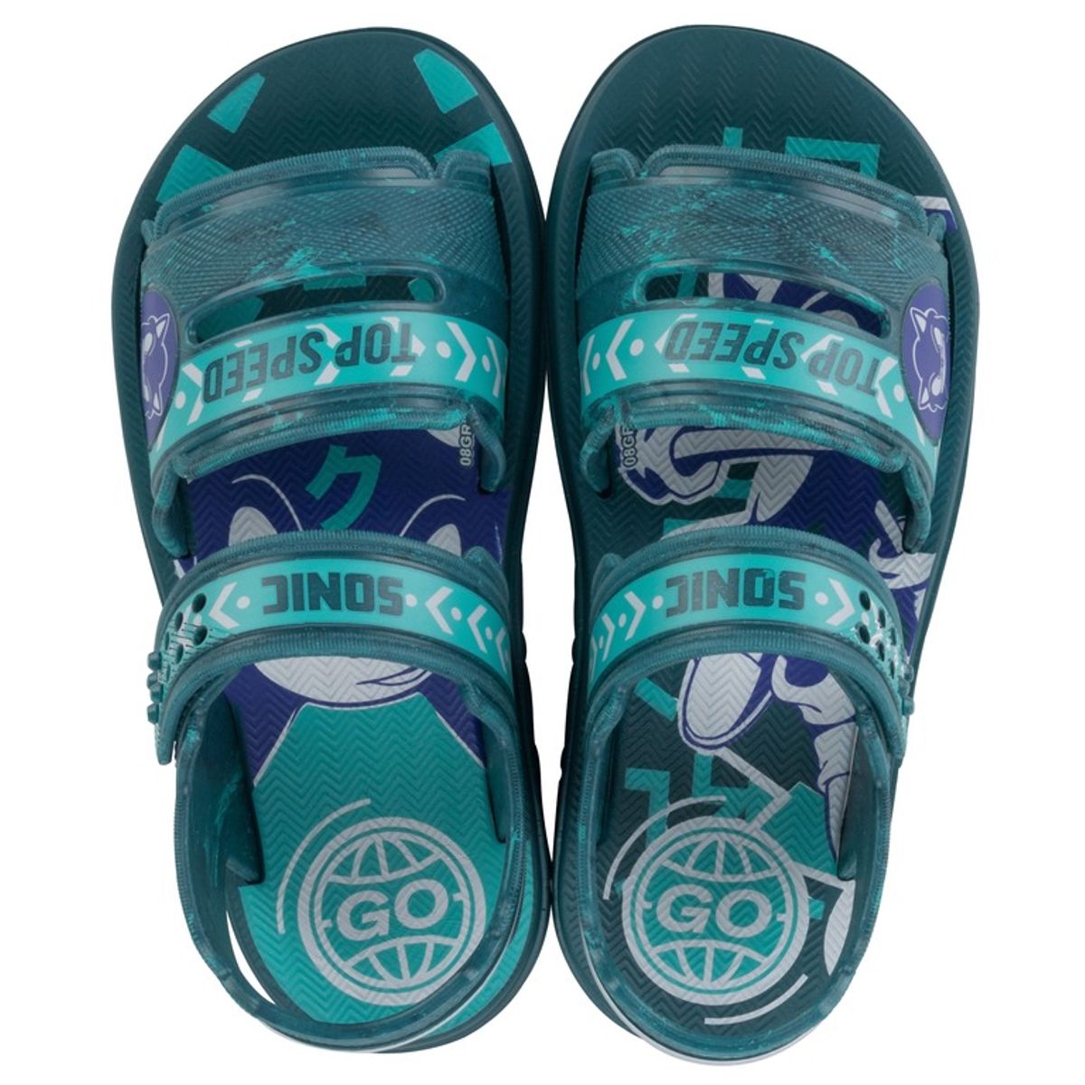 IPANEMA - Sandalia Niño Verde/Azul Sonic Ipanema