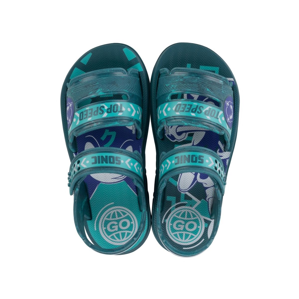 IPANEMA - Sandalia Niño Verde/Azul Sonic Ipanema