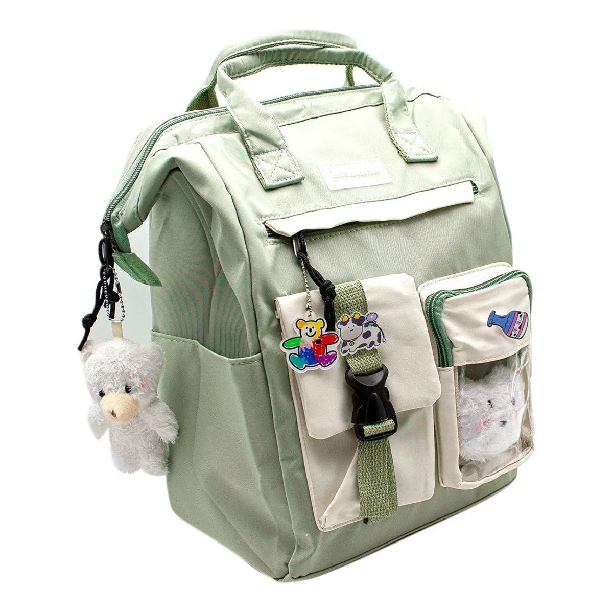 GENERICO - Mochilas Para Niña Infantil Kawai Escolar Verde