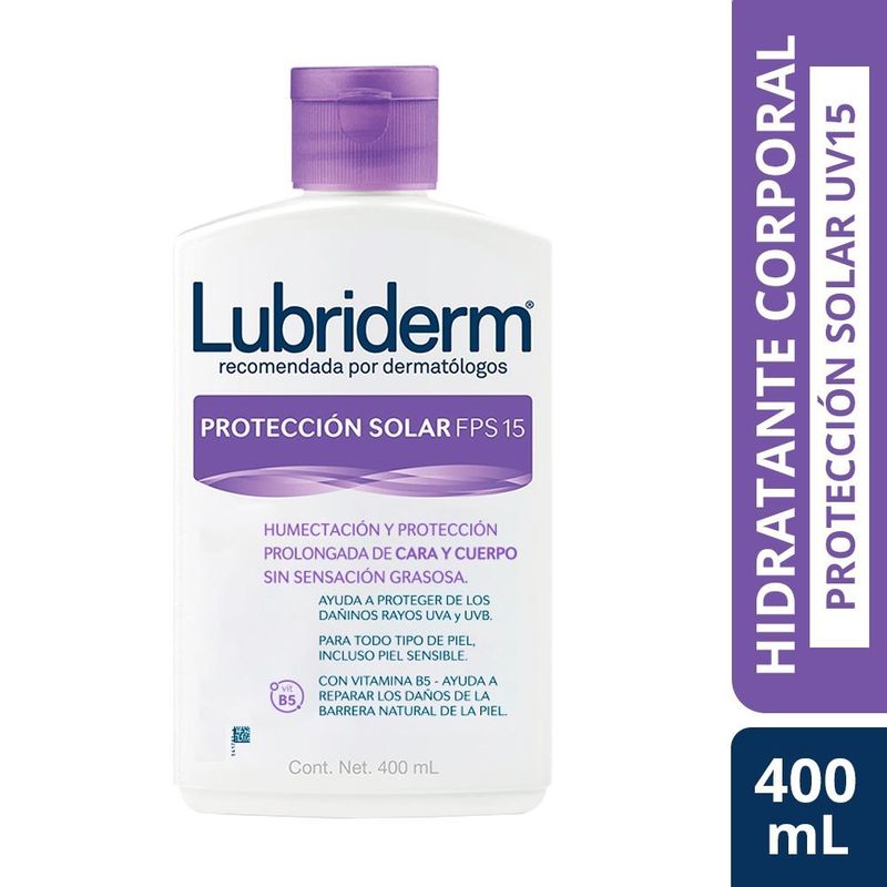 LUBRIDERM - Lubriderm UV-15 Protección Solar x 400ml LUBRIDERM