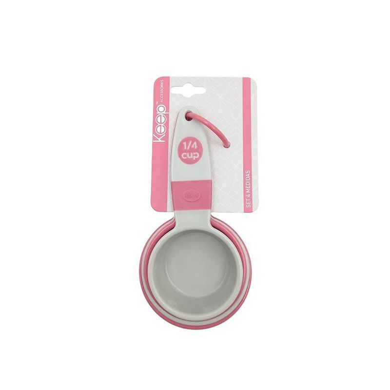 KEEP - Set de Medidores Cocina 4 piezas Rosado - Keep