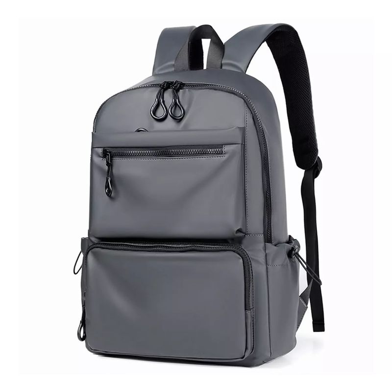 GENERICO - Mochila Gran Capacidad Para Laptop Mochila Escolar Casual Gris