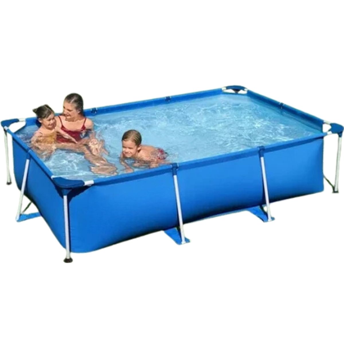 BESTWAY - Piscina Estructural Rectangular Con Capacidad De 2300 Litros