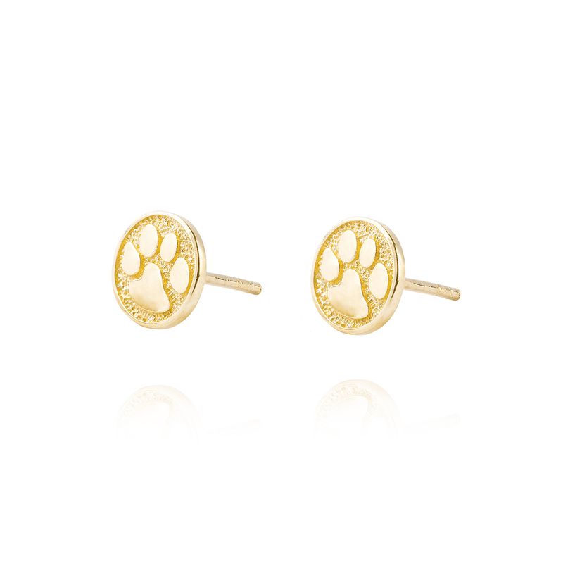 JB JOYAS BARON - Aros de Oro 18kt Modelo Círculo Patitas