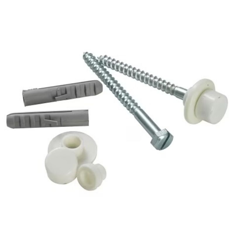 GENERICO - Kit Pernos De Anclaje Para Wc Alta Fijacion Akilda