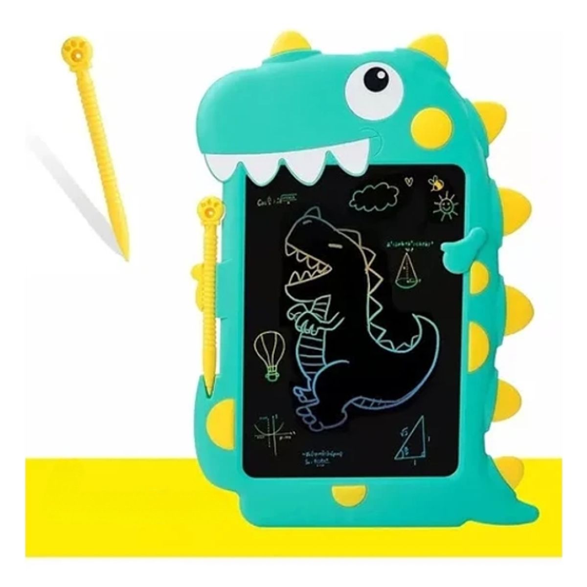 GENERICO - Tablero Mágico Dinosaurio Lcd 8.5 Color Verde