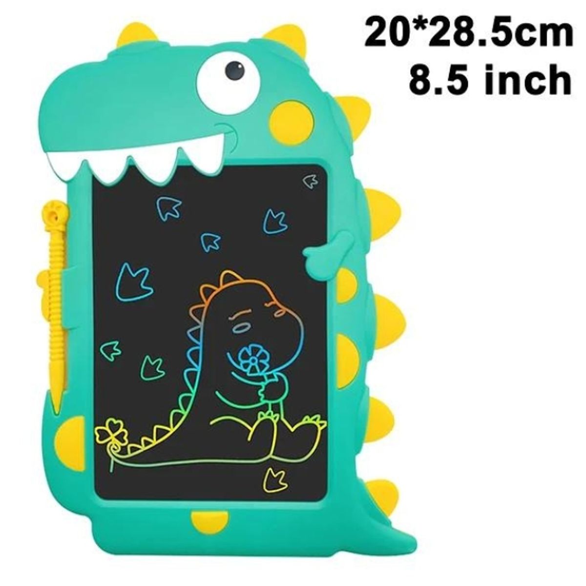 GENERICO - Tablero Mágico Dinosaurio Lcd 8.5 Color Verde