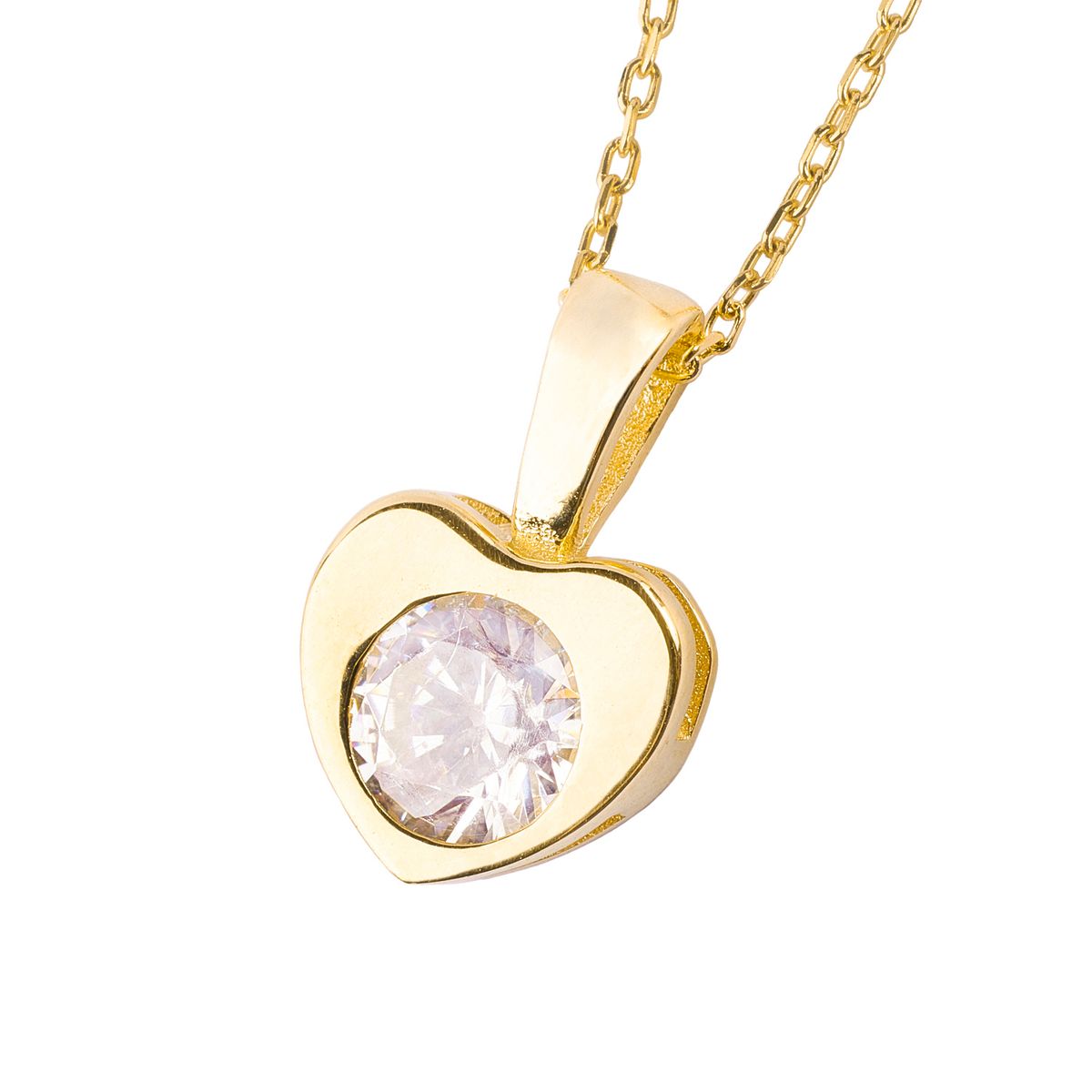 JB JOYAS BARON - Collar de Oro 18kt Modelo Corazón