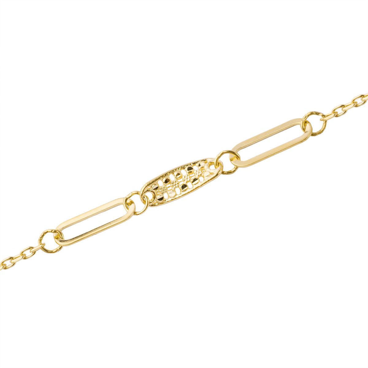 JB JOYAS BARON - Pulseras de Oro 18kt Modelo Hojas Ovalada