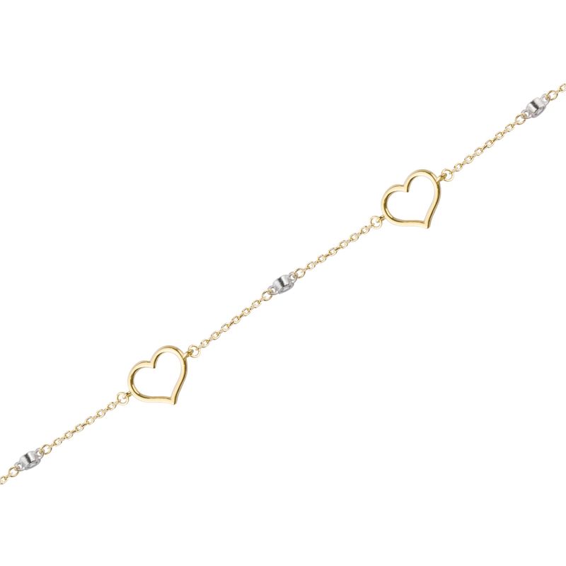 JB JOYAS BARON - Pulseras de Oro 18kt Modelo&Circón,Corazón
