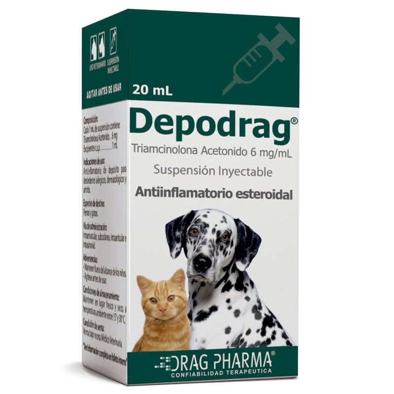 GENERICO - DEPODRAG® MASCOTAS 20 ML – Suspensión Inyectable