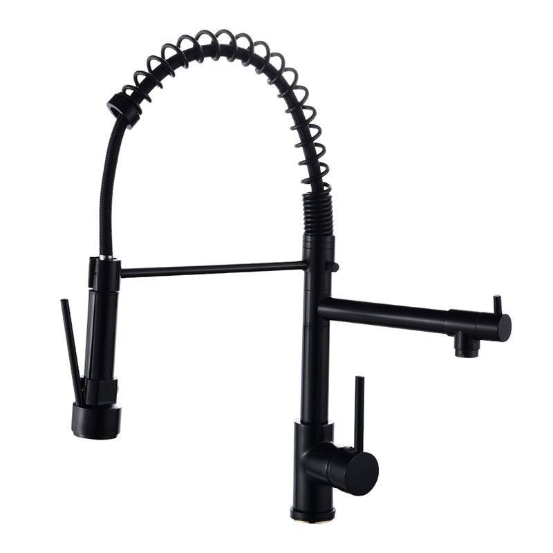 KUANGYE - Grifo Llave Lavaplatos Monomando Cocina Extensible Triple