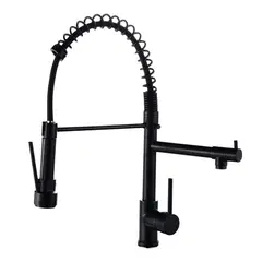 KUANGYE - Grifo Llave Lavaplatos Monomando Cocina Extensible Triple