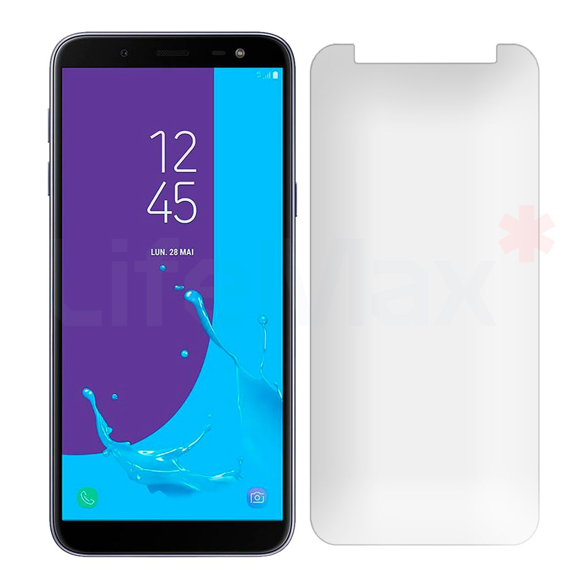 GENERICO - Lamina de Vidrio Templado Compatible con Samsung Galaxy J6