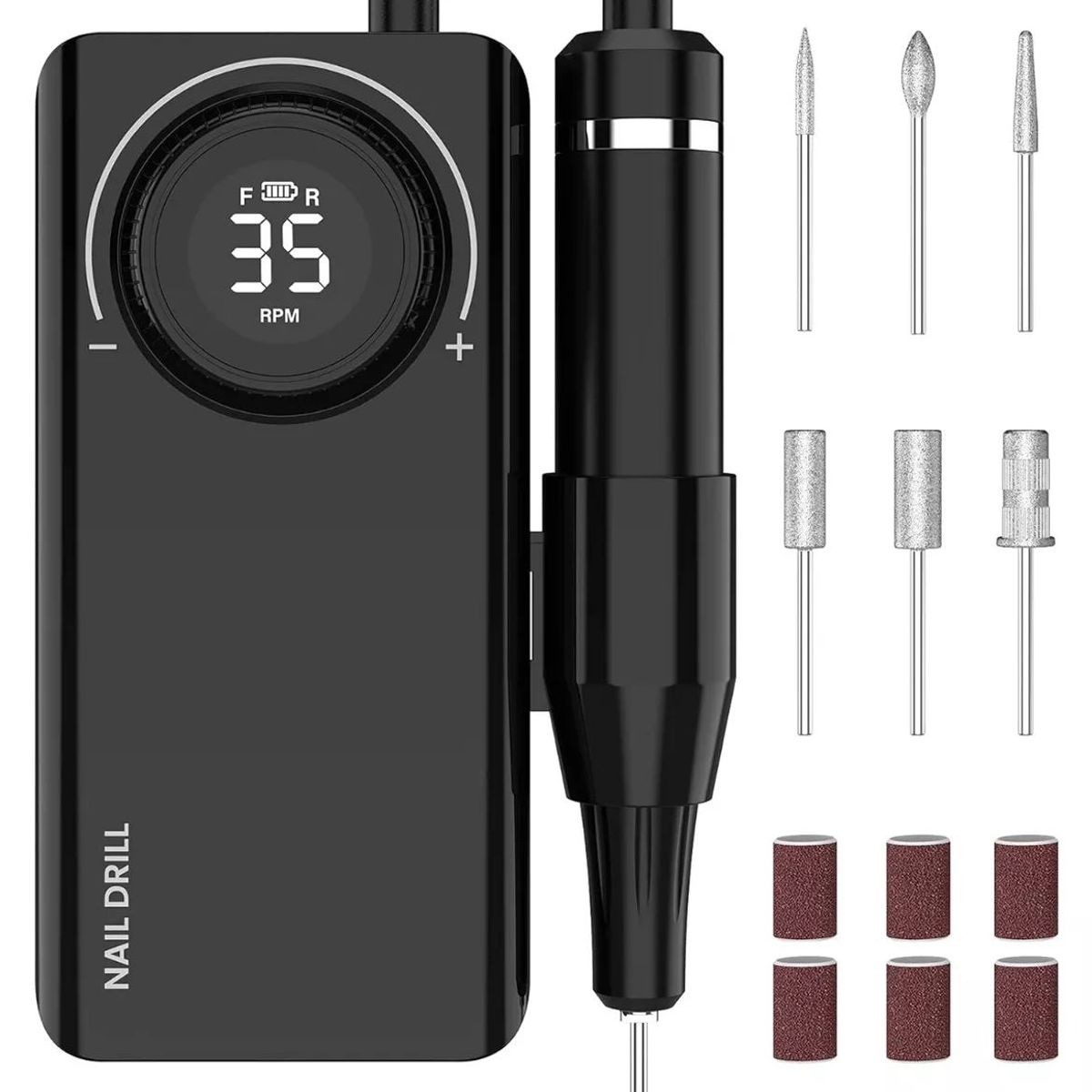 KUANGYE - Torno Inalámbrico Para Manicure Podologia Profesional