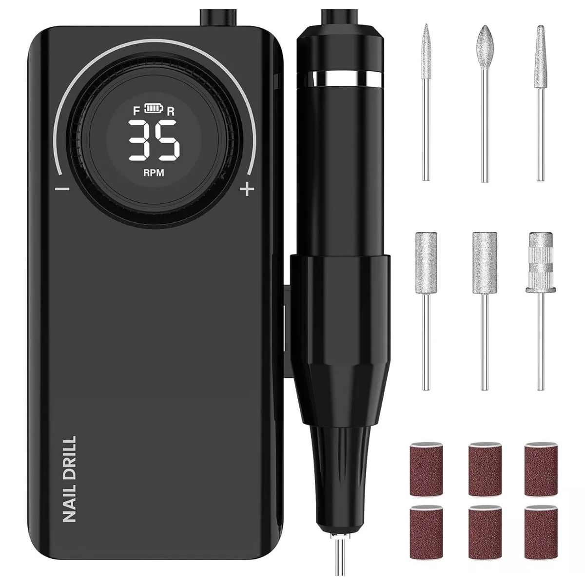 KUANGYE - Torno Inalámbrico Para Manicure Podologia Profesional