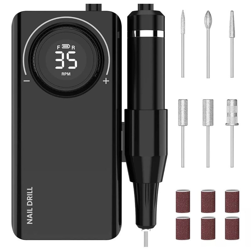 KUANGYE - Torno Inalámbrico Para Manicure Podologia Profesional