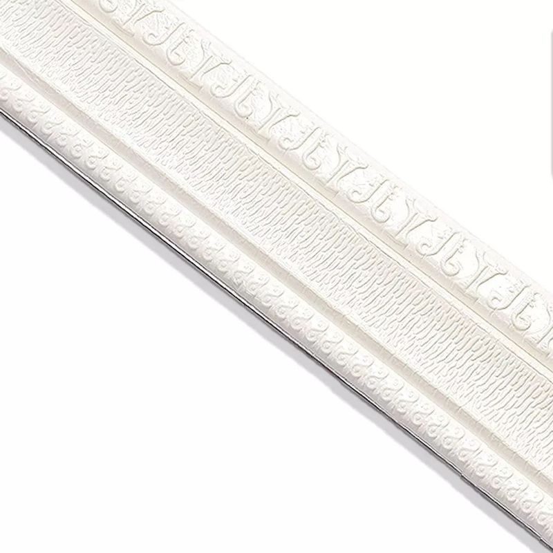 KUANGYE - 5 Rollos Guardapolvo Moldura, Cornisa O Zócalo Adhesivo