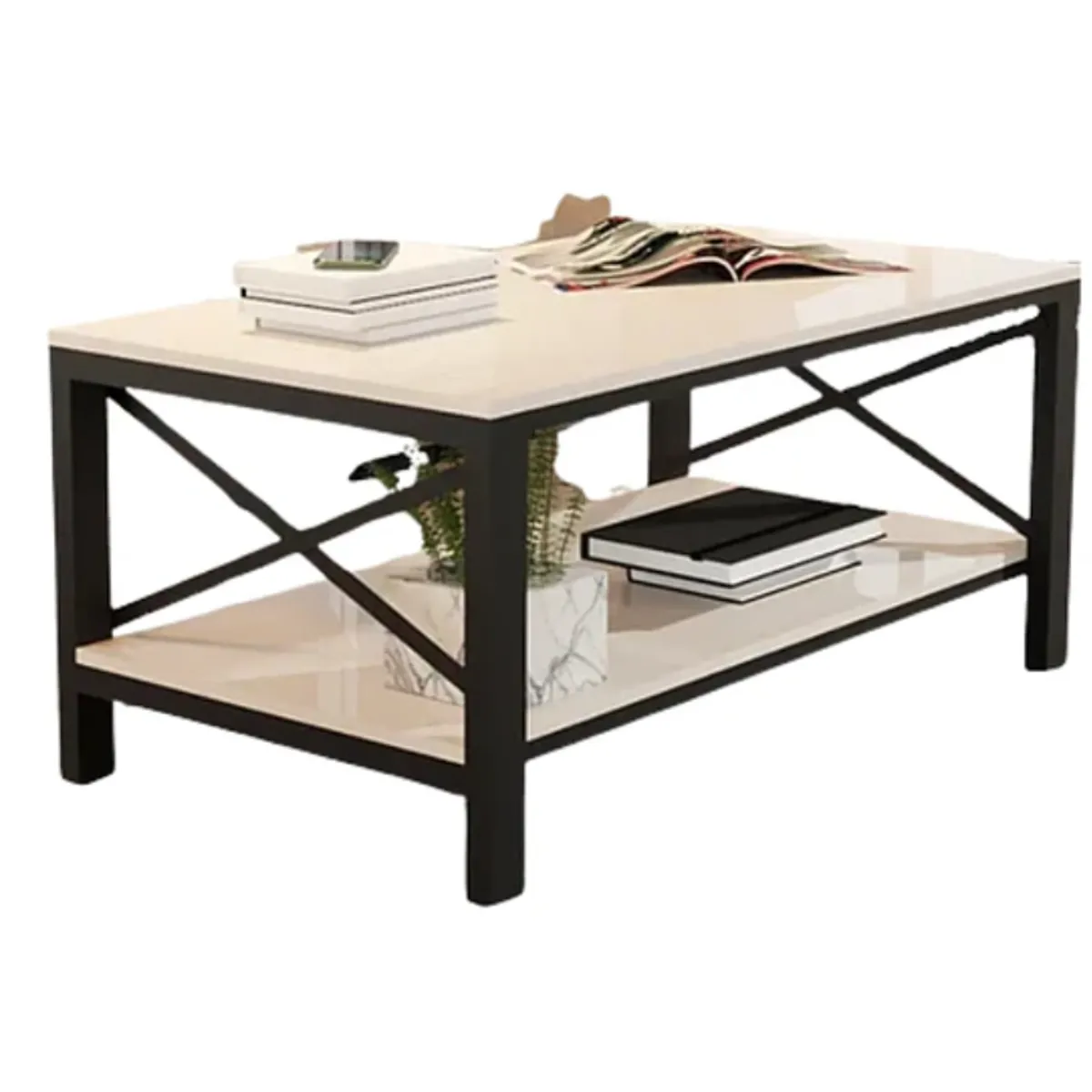 BE DESIGN - Mesa De Centro Industrial Perla