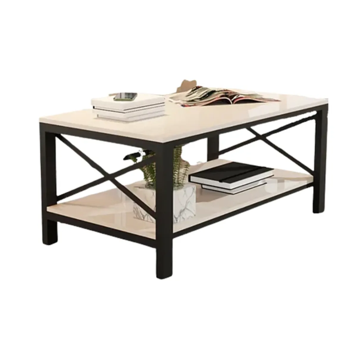 BE DESIGN - Mesa De Centro Industrial Perla