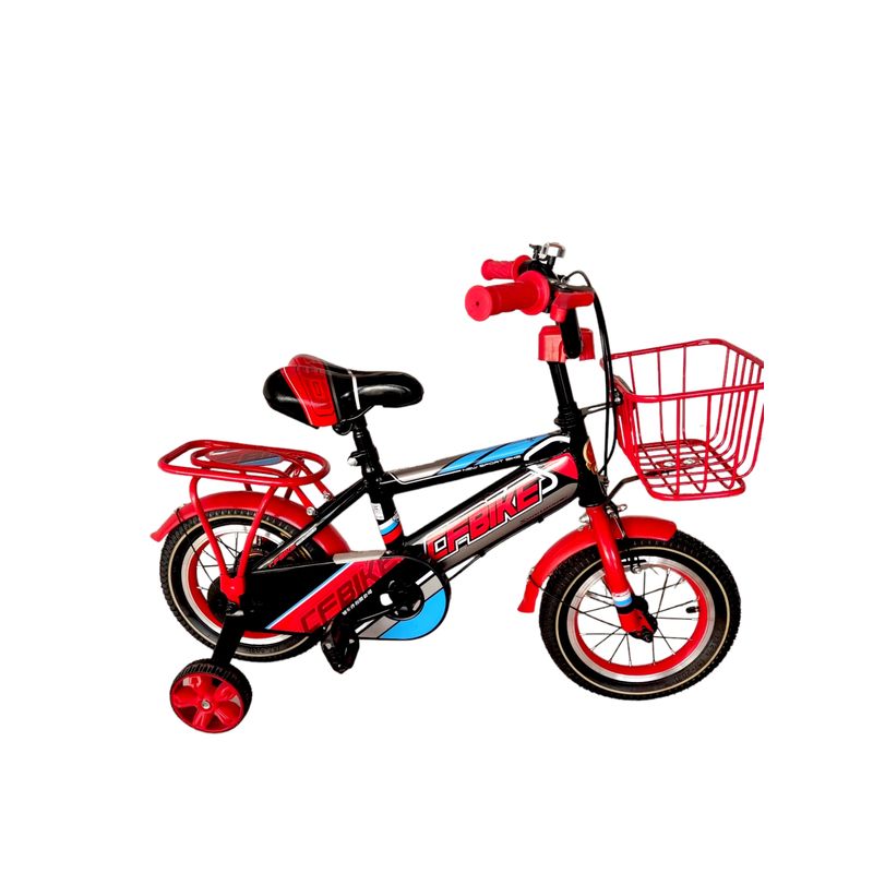 GENERICO - Bicicleta Aro 12 Rojo - Negro CfBike