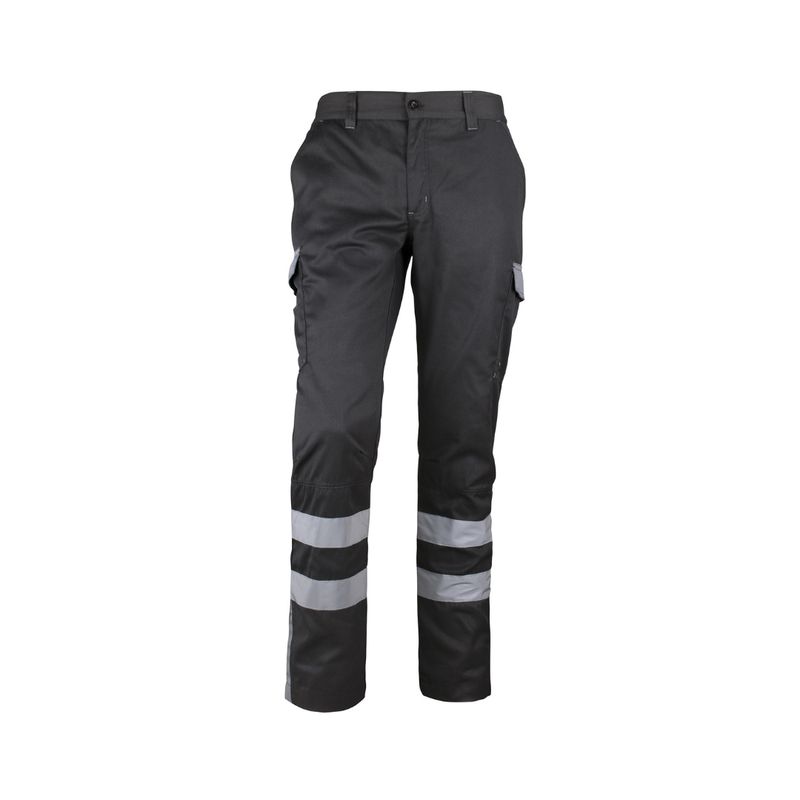 T-WORLD - Pantalón Cargo Practical Line Gabardina Bicolor Reflectante