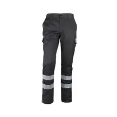 T-WORLD - Pantalón Cargo Practical Line Gabardina Bicolor Reflectante