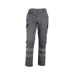 T-WORLD - Pantalón Cargo Practical Line Gabardina Bicolor Reflectante