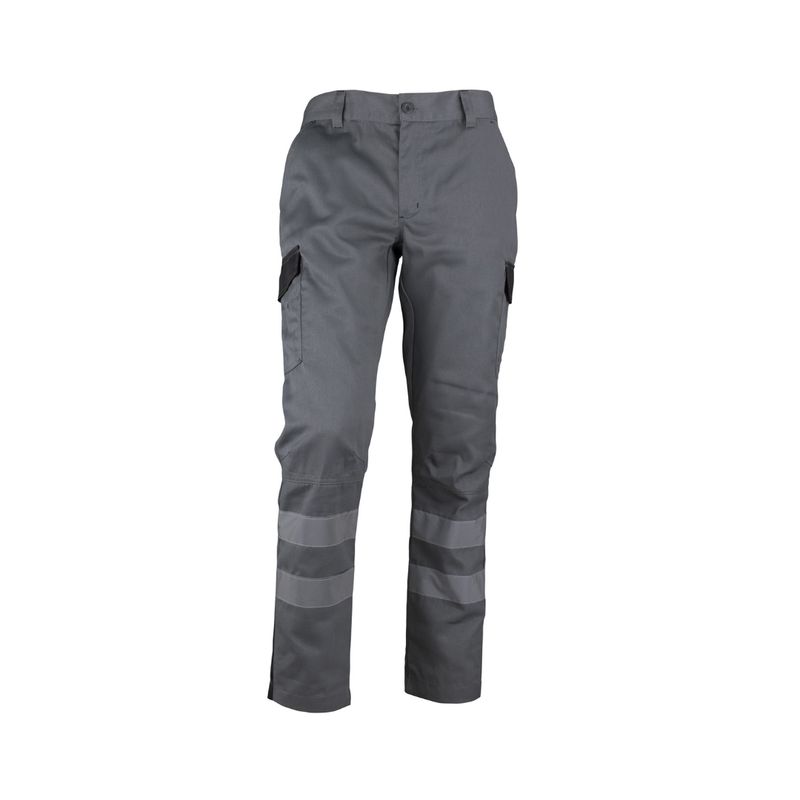 T-WORLD - Pantalón Cargo Practical Line Gabardina Bicolor Reflectante