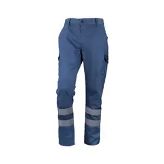 T-WORLD - Pantalón Cargo Practical Line Gabardina Bicolor Reflectante