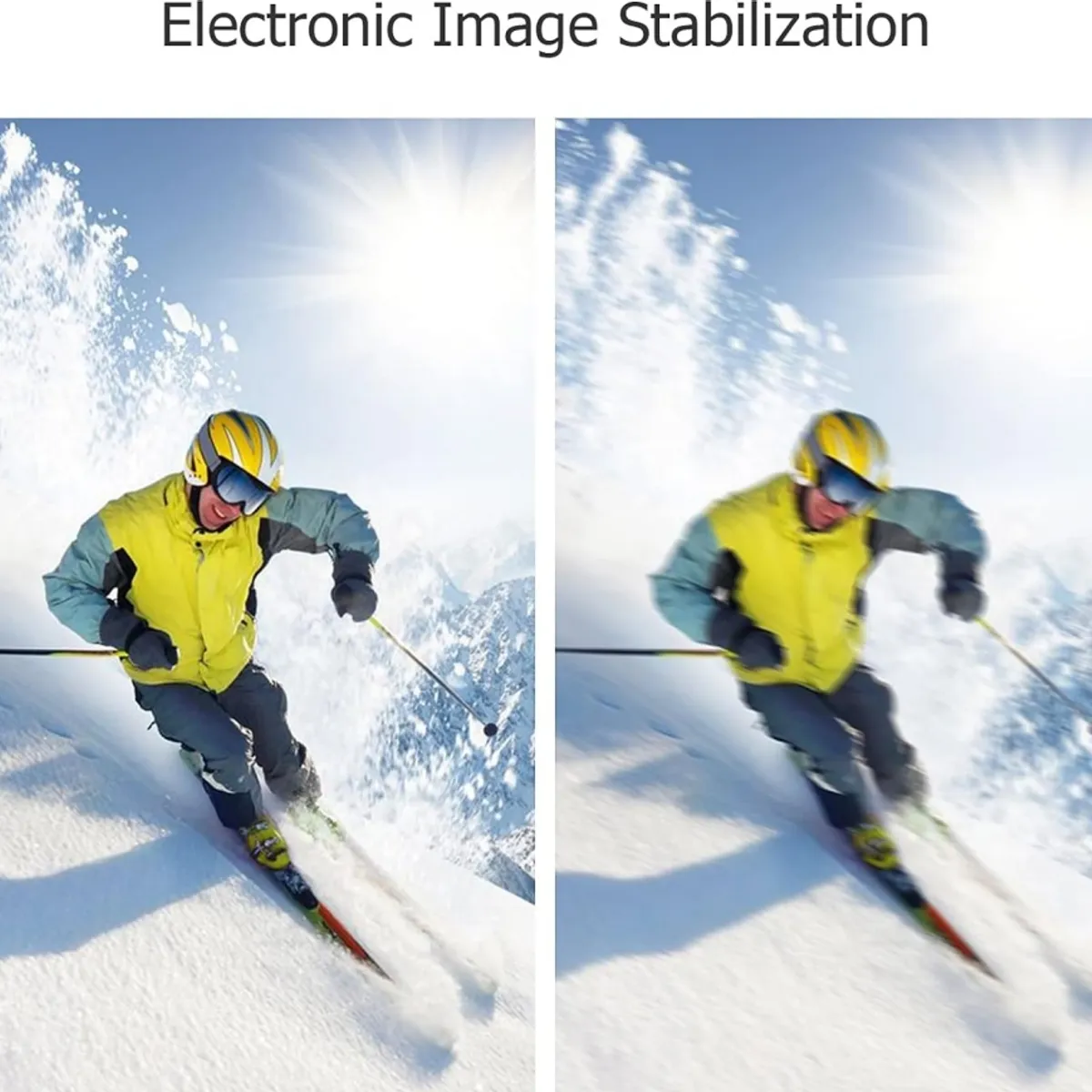 BLUEDREAMER - Cámara de acción impermeable Cámara táctil de pantalla dual