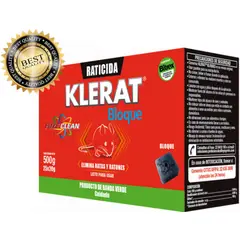FUZE CLEAN - Raticida para ratas y guarenes KLERAT bloque 25 calugas