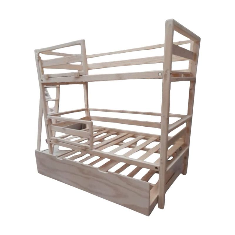 MPA DECOHOGAR - Base Camarote infantil nido de madera - 1,5 plaza