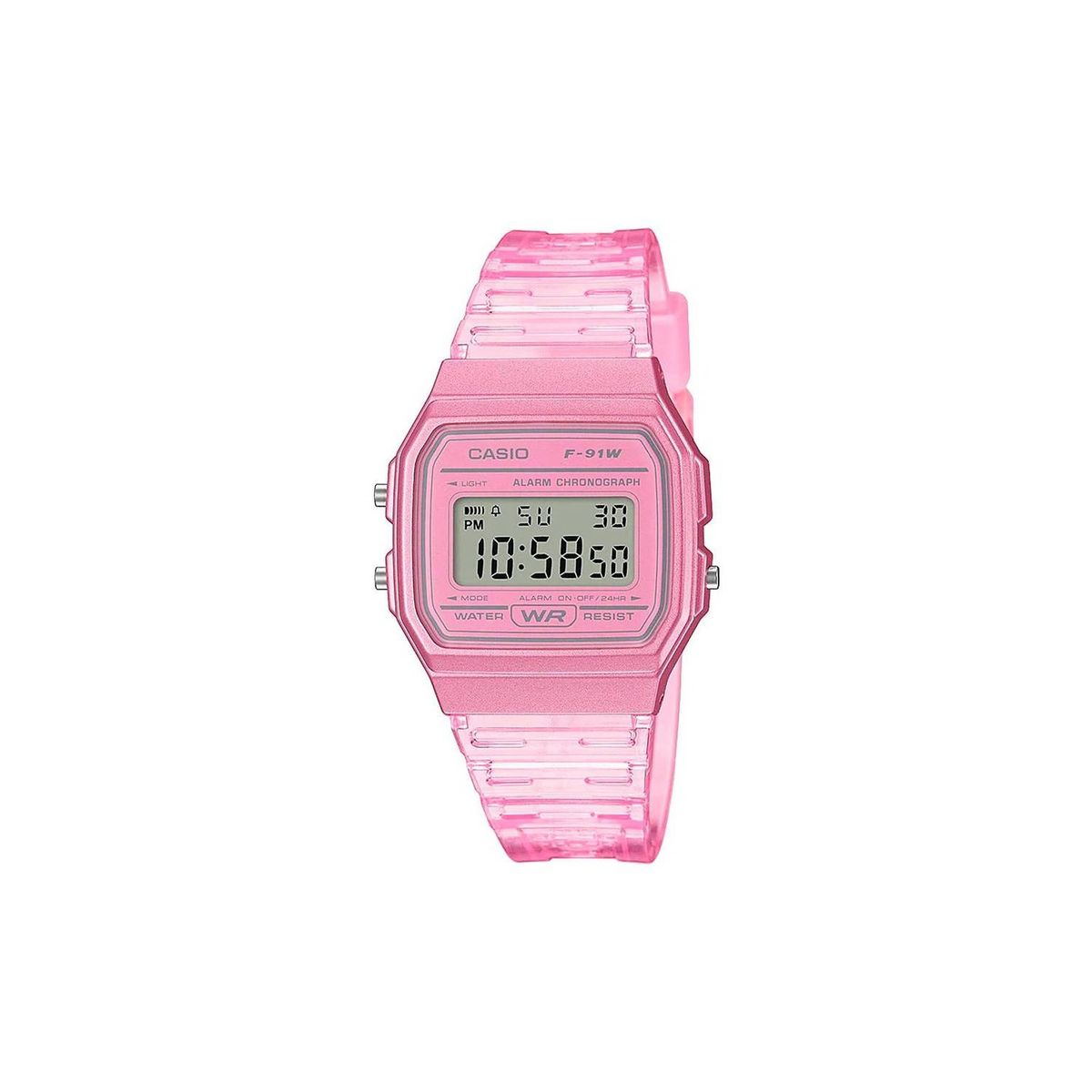 CASIO - Reloj Mujer Casio F-91ws-4df Rosado