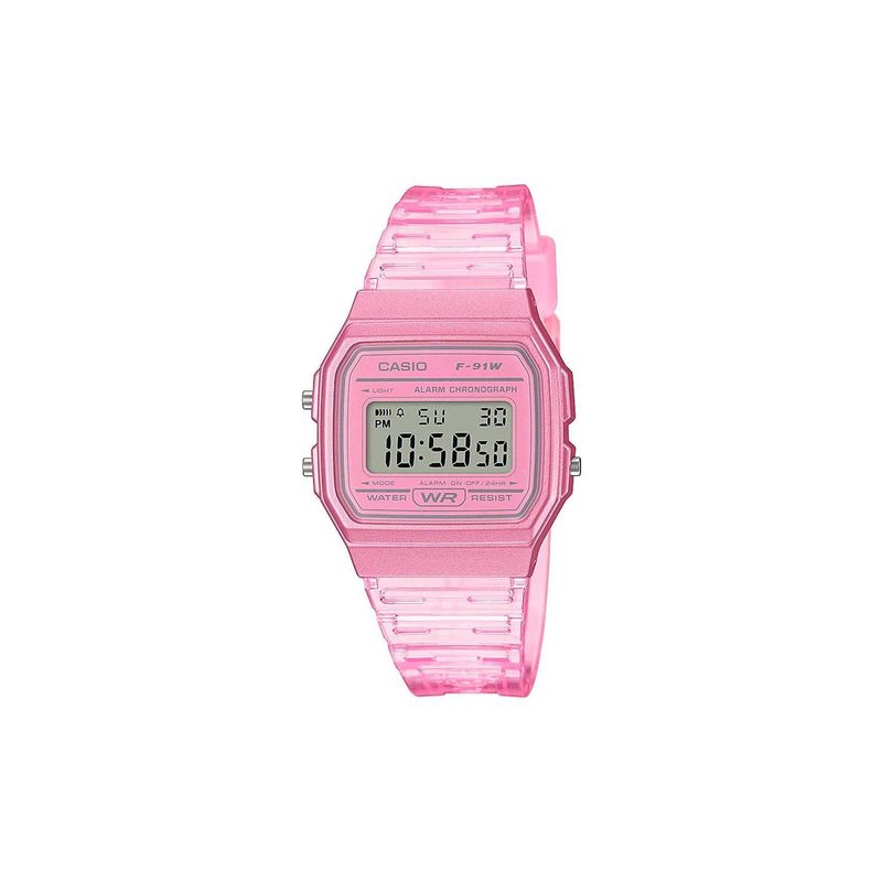 CASIO - Reloj Mujer Casio F-91ws-4df Rosado