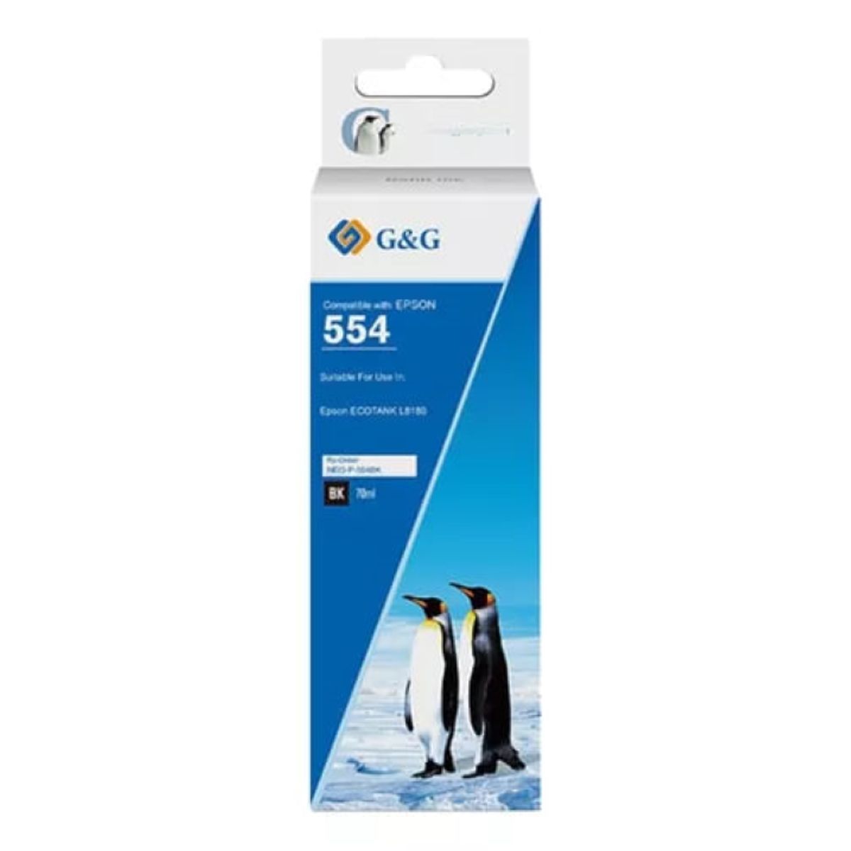 GENERICO - Tinta T554 Para Epson 70 ml Premium Negro Pigmentada