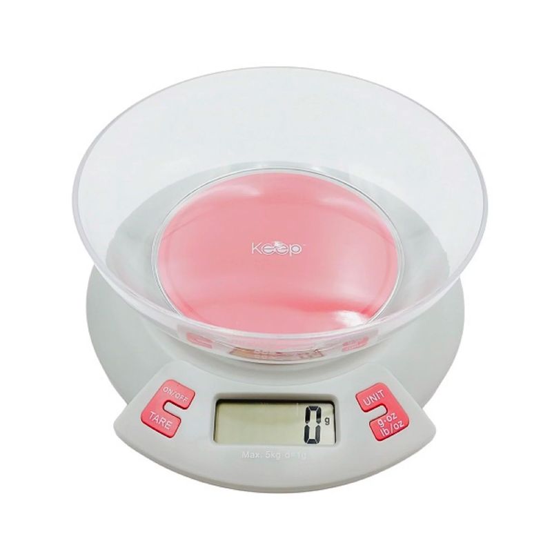 KEEP - Balanza Electrónica de Cocina Rosada - Keep