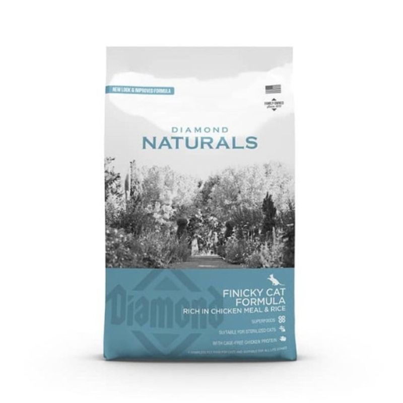 DIAMOND - DIAMOND NATURALS GATO FINICKY CAT 7.5 KG.