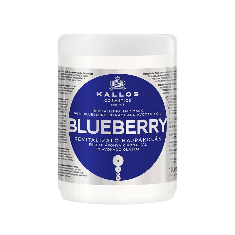 KALLOS - KALLOS - Hair Mask BLUEBERRY 1000ml