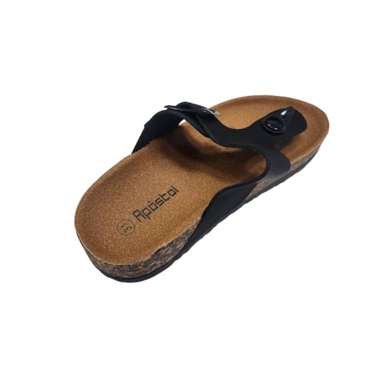 VINNYS OUTLET - Sandalia Niña Negro Hebilla