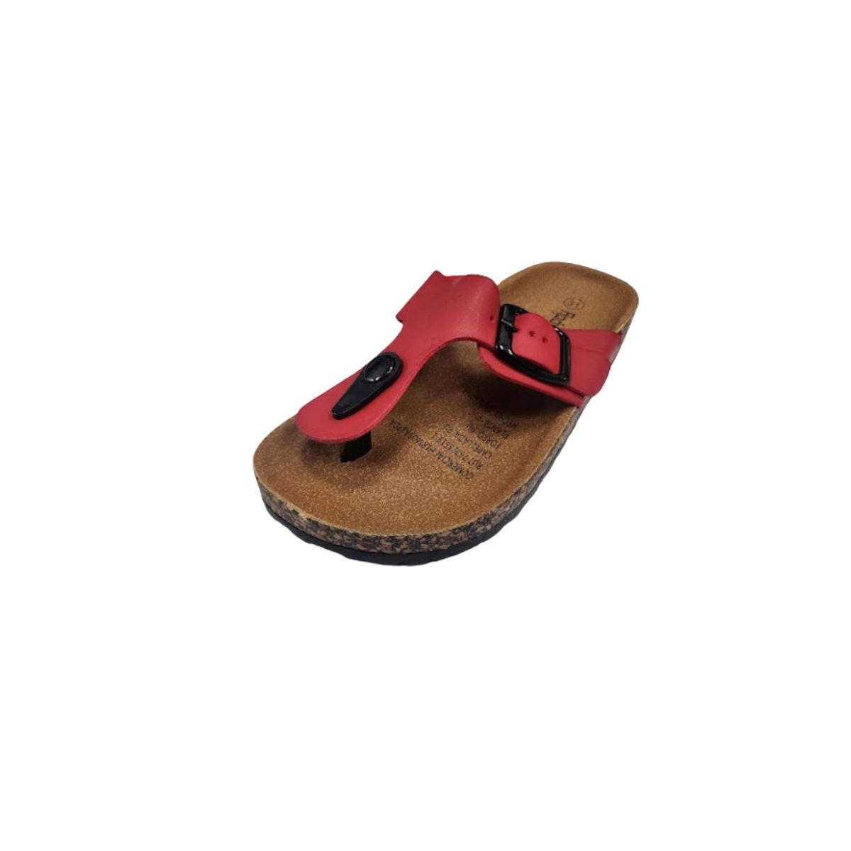 VINNYS OUTLET - Sandalia Niña Rojo Hebilla