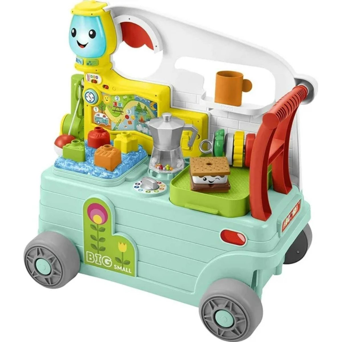 FISHER PRICE - Caminadora 3-en-1 On The Go Camper Fisher-Price