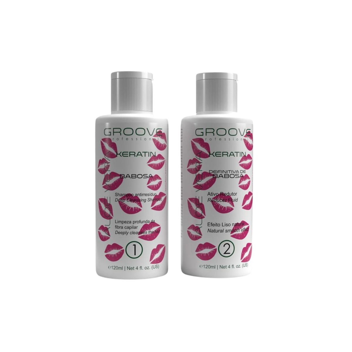 GROOVE PROFESIONAL - Alisado Aloe Vera Keratin Kit Paso 1 y 2 Groove Professional 120 Ml