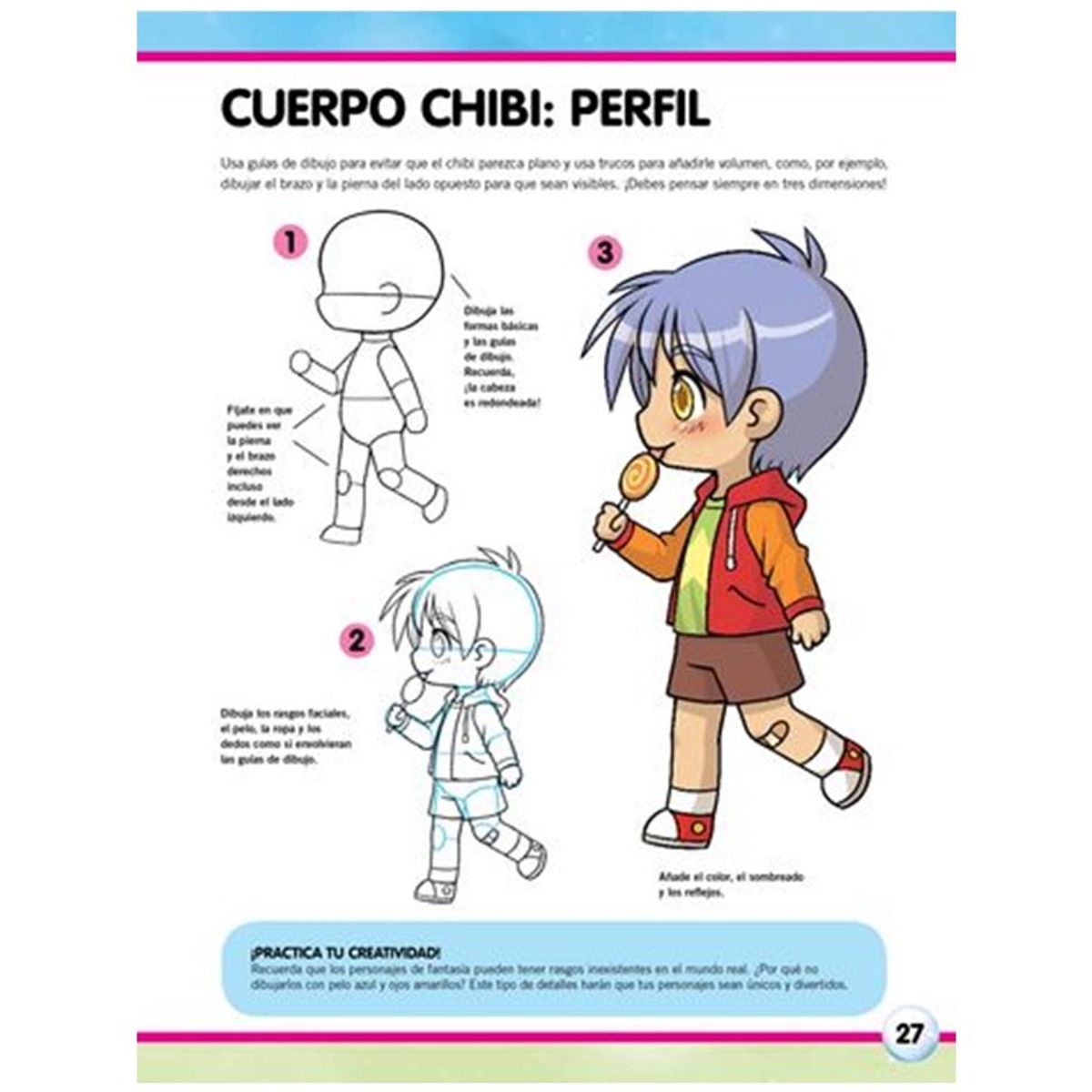 EDITORIAL CONTRAPUNTO - Cómo dibujar Chibis. Una Guía Paso a Paso