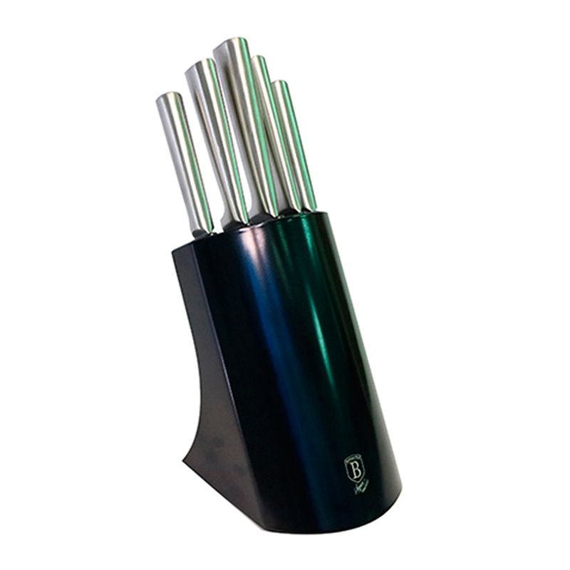 BERLINGER HAUS - Set de Cuchillos de 6 pzs con Atril Metalico