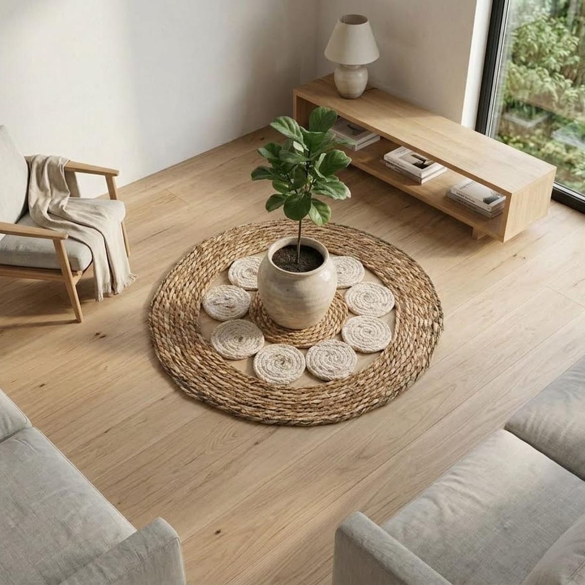 GENERICO - Adorno Rattan 60 Cm